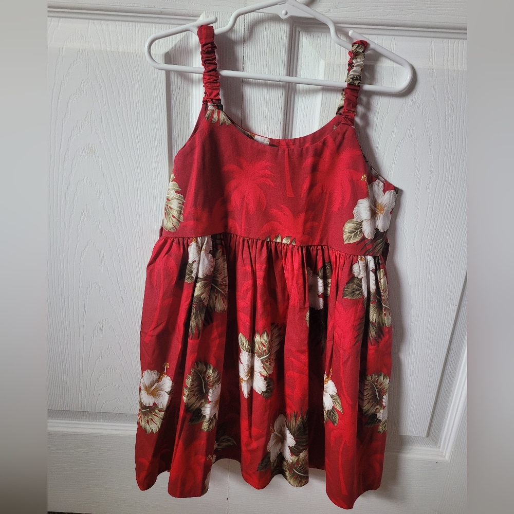 NWT Red Hawaiian Dress